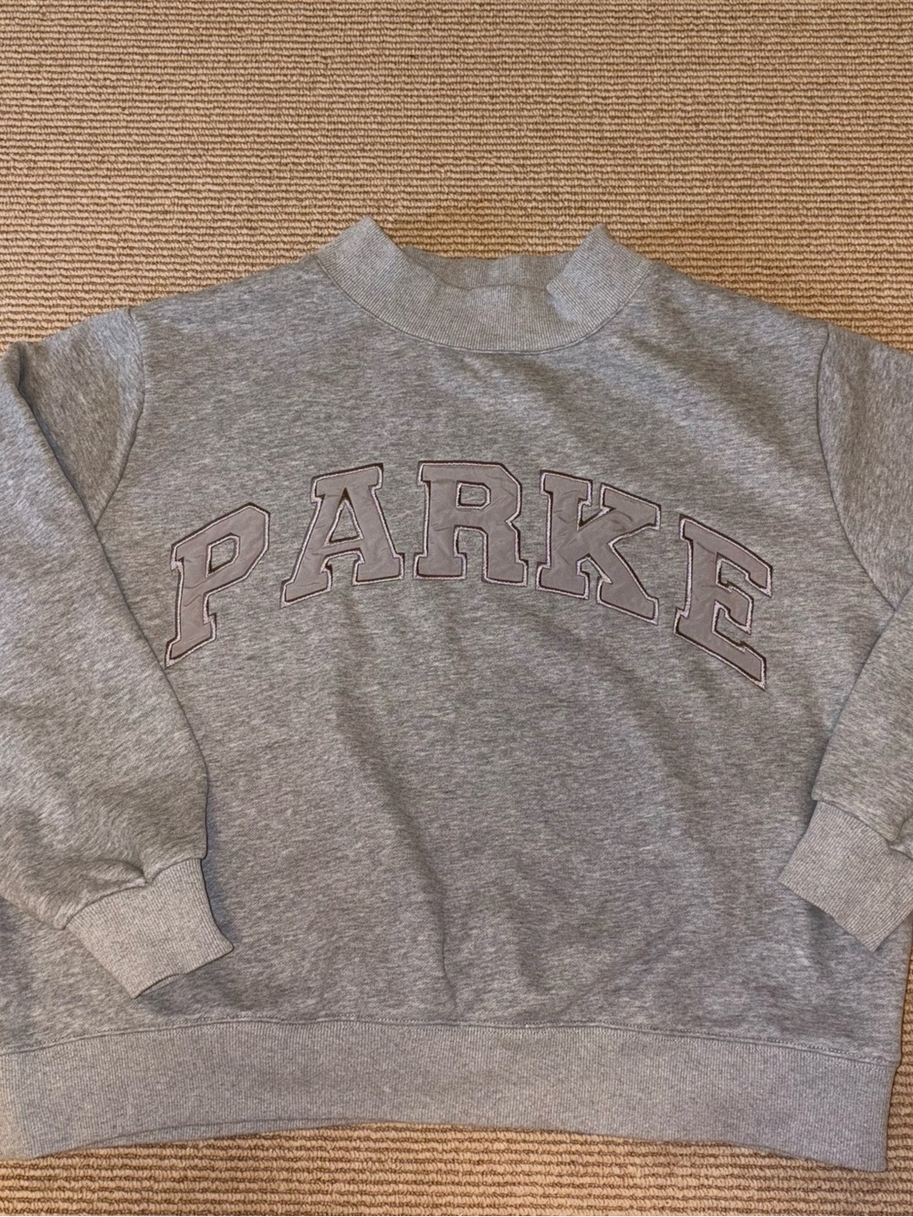 PARKE Mockneck L/XL Monochrome Grey
